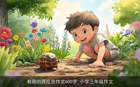 有趣的西瓜虫作文600字_小学三年级作文