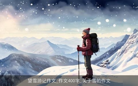 望雪游记作文_作文400字_关于雪的作文
