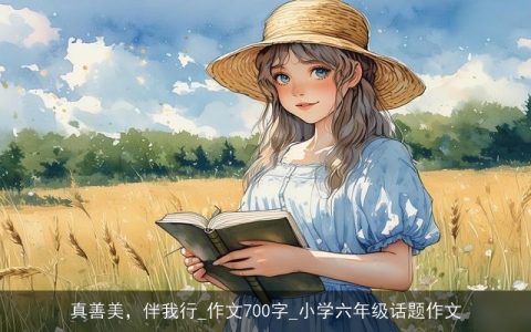 真善美，伴我行_作文700字_小学六年级话题作文