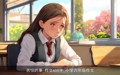 苦恼的事_作文650字_小学六年级作文
