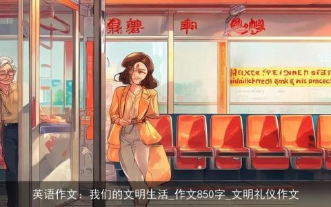 英语作文：我们的文明生活_作文850字_文明礼仪作文