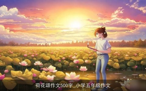 荷花颂作文500字_小学五年级作文