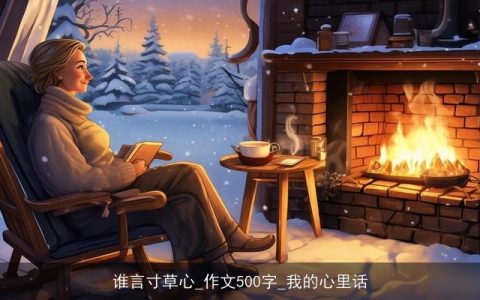 谁言寸草心_作文500字_我的心里话